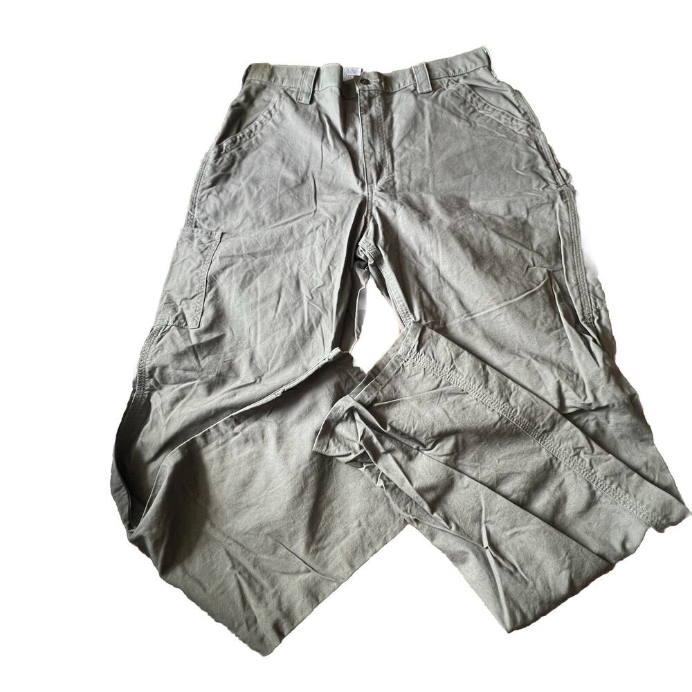 Carhartt Gray Mens B151 FAT 36 X 33 Original Dungaree Fit Pants Carpenter